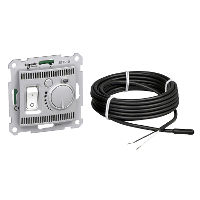 Schneider Electric. Термостат тепл.пол, алюм. - Sedna - SDN6000360