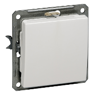 Schneider Electric. W59 1-клавишный ВЫКЛЮЧАТЕЛЬ 2-полюсный, 16АХ, механизм, СЛОНОВАЯ КОСТЬ - W59 - VS216-152-2-86