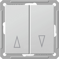 Schneider Electric. W59 2-клавишный ВЫКЛЮЧАТЕЛЬ, с механич. блокировкой для жалюзи,механизм,СЛ.КОСТЬ - W59 - VS416-253-2-86