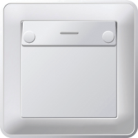 Schneider Electric. W59 Карточный ВЫКЛЮЧАТЕЛЬ, без задержки отключения, 16А, в сборе, БЕЛЫЙ - W59 - VS616-051-18