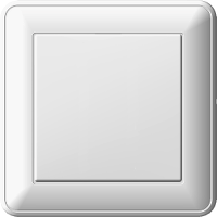 Schneider Electric. W59 1-клавишный ПЕРЕКЛЮЧАТЕЛЬ перекрестный 16АХ, в сборе, БЕЛЫЙ - W59 - VS716-158-18