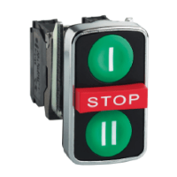 Schneider Electric. Головка для кнопки 22мм тройная - ZB4BA73132