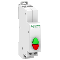 Schneider Electric. КНОПКА УПРАВЛЕНИЯ iPB КРАСНАЯ/ЗЕЛЕНАЯ 1НЗ/1НО - A9E18034