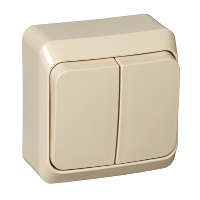Schneider Electric. ДВУХКЛАВИШНЫЙ ВЫКЛЮЧ. (СХ. 5) - BA10-002K