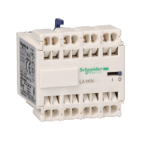 Schneider Electric. БЛОК ДОПОЛНИТЕЛЬНЫХ КОНТАКТОВ 2НО+2НЗ, ПРУЖИННЫЙ ЗАЖИМ - LA1KN223M