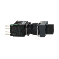 Schneider Electric. Переключатель 16мм квадратный 2 позиции - XB6CD221B