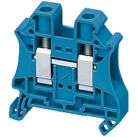 Schneider Electric. Linergy проходной клеммн.блок - 10мм² 57A 1-уровн. 1x1 винт. - синий - NSYTRV102BL