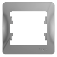Schneider Electric. Glossa - рамка - 1-постов. - алюминий - GSL000301