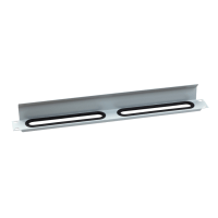 Schneider Electric. Кабельный ввод 19" 1U с подд. RAL7035 - NSYCRTM1UA2