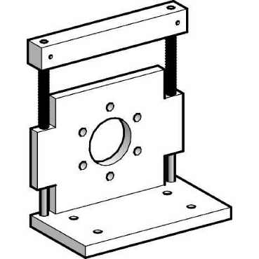 Schneider Electric. Telemecanique: bracket with play compensator - for encoder Ø 58 - XCCRE5RN