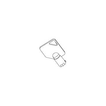 Schneider Electric. Telemecanique: keys for interlock forced opening device - for metal switch - XCSZ25
