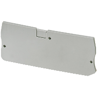 Schneider Electric. NSYTR торц.крышка для 1-уровн. клеммника 2x2 - 4мм² - NSYTRACP44
