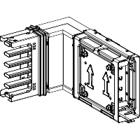 Schneider Electric. Секция угловая горизонтальная 250А - KSA250DLC40