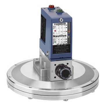 Schneider Electric. Telemecanique: vacuum switch XML-B - 200 mbar - adjustable scale 2 thresholds - 1 C/O - XMLBM03R2S12EX
