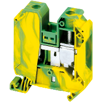 Schneider Electric. Linergy клеммн.блок с заземл. - 35мм² 125A 1-уровн. 1x1 винт. - зелёный-жёлт. - NSYTRV352PE