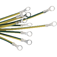 Schneider Electric. Провод заземления 10 мм² длина 170мм, в упаковке 10 шт - NSYEL1710D6