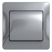 Schneider Electric. Glossa - 1-полюсн. выкл. - механизм в сборе - 10 AX - алюминий - GSL000312