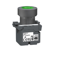 Schneider Electric. БЕСПРОВОДНАЯ КНОПКА С ЗЕЛЕНЫМ ТОЛКАТЕЛЕМ С МАРКИРОВКОЙ "I" - ZB5RTA331