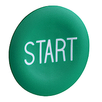 Schneider Electric. Колпачок толкателя для кнопки 22мм зеленый START - ZBA333