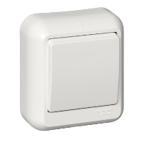 Schneider Electric. Прима - выключатель - откр. уст. - 1-кл. - 6А - белый - IP20 - A16-051M-B