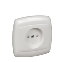 Schneider Electric. Рондо - выключатель - скр. уст. - 3-кл. - 10АХ - белый - IP20 - VS05U-321-BI