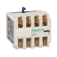 Schneider Electric. БЛОК ДОПОЛНИТЕЛЬНЫХ КОНТАКТОВ 4НО ФАСТОН - LA1KN407