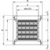 Schroff. Fixed Shelf, 75kg Perforated With Punched Holes To Secure Cable Ties - 22117671