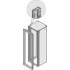 Schroff. Adapter Bracket for Fixing Slide Rails and Shelves in VARISTAR Deco - 23130222