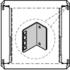Schroff. Mounting Bracket for Assembly of Shelf at 19 Inch Upright - 23130274