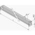 Schroff. C-RAIL FOR CABINET WIDTH - 23130333