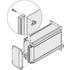 Schroff. PCB Bracket (Slot 1), Zinc Die Cast - 24812201