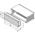 Schroff. Rear Panel, Shielded, For Mounting On Case Frame - 24576250