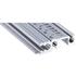 Schroff. Horizontal rail, Aluminum extrusion, Anodised, conductive contact surfaces, Type H-SL Heavy Duty - 34560201