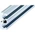 Schroff. Horizontal rail, Aluminum extrusion, Anodised, conductive contact surfaces, Type ST - 34561020