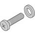 Schroff. Access Screw With Retention Washer - 21100777