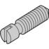 Schroff. Grub Screw (M2.5 x 8), Steel Nickel Plated - 21100276