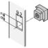 Schroff. Nut Square M6 X 1-THD 1.5mm-THK 1in/16in-THK 0.059in-THK Zinc - 21101172