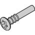 Schroff. Screw Pan-HD Torx 3-20-THD Steel Nickel - 24812501