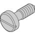 Schroff. Collar Screw With Slot, Steel Nickel - 21100565