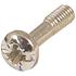 Schroff. Collar Screw, Cross Recess/Slotted (M2.5x11), Steel Nickel-Plated, 1 SPQ = 100 pieces - 21100748