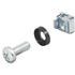 Schroff. Nut Square M4 X 0.7-THD 1.8mm-THK Zinc - 21100002