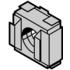 Schroff. Nut Square Steel Zinc For Enclosure - 21100003