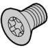Schroff. Screw Machine Countersunk-HD Torx M4 X 0.7-THD Steel Zinc - 24560145