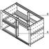 Schroff. Splitting Extrusion Die Cast Zinc,6 U For Combined Mounting - 64560010