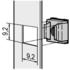 Schroff. Nut Square M5 X 0.8-THD 1.8mm-THK 5in/64in-THK 0.071in-THK Zinc - 21100215