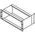 Schroff. 19 in Bracket Type F, without Handle Holes for Stainless Steel Gasket - 24560197