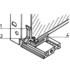 Schroff. Red PBT UL 94 V-0 Handle Card - 60817055