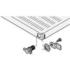 Schroff. St Bar Lock For Telescopic Shelf - 21101132