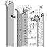 Schroff. ASSEMBLY KIT FOR CABLE CHANNEL - 21100123