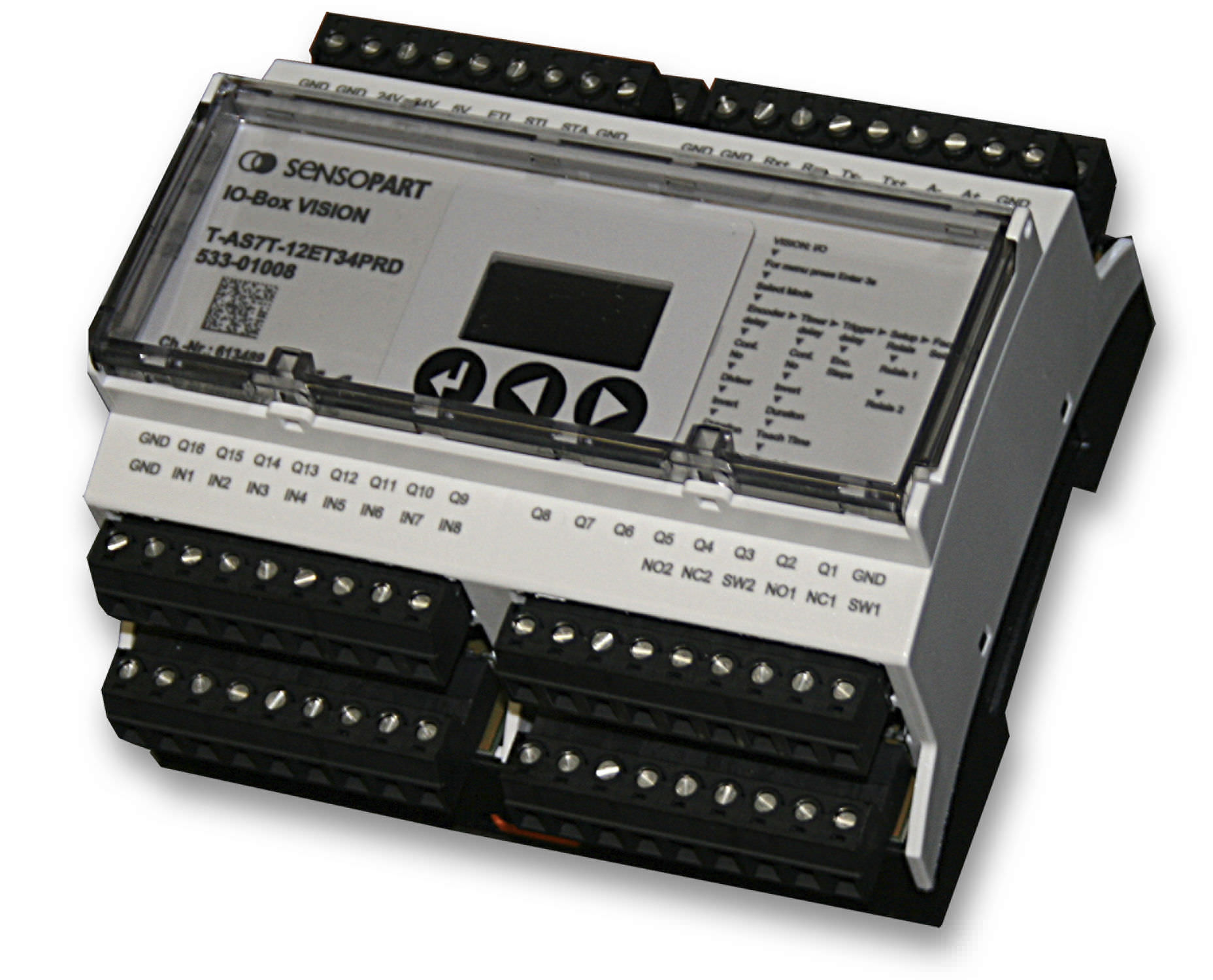 Устройство считывания кода таблица данных OCR, 1280 x 1024 px | VISOR® V20-CR-P2-R12 SENSOPART